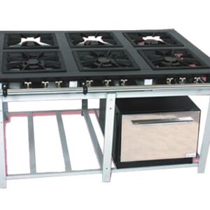 FOGÃO INDUSTRIAL VENÂNCIO LINHA MAXI 6 BOCAS COM FORNO