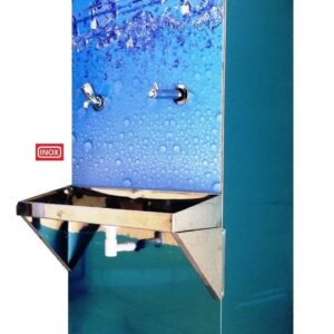 Bebedouro 50 litros Coluna Inox Adesivado