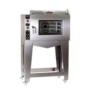 FORNO TURBO ELÉTRICO PARA 4 ASSADEIRAS COM CAVALETE, 80 PÃES